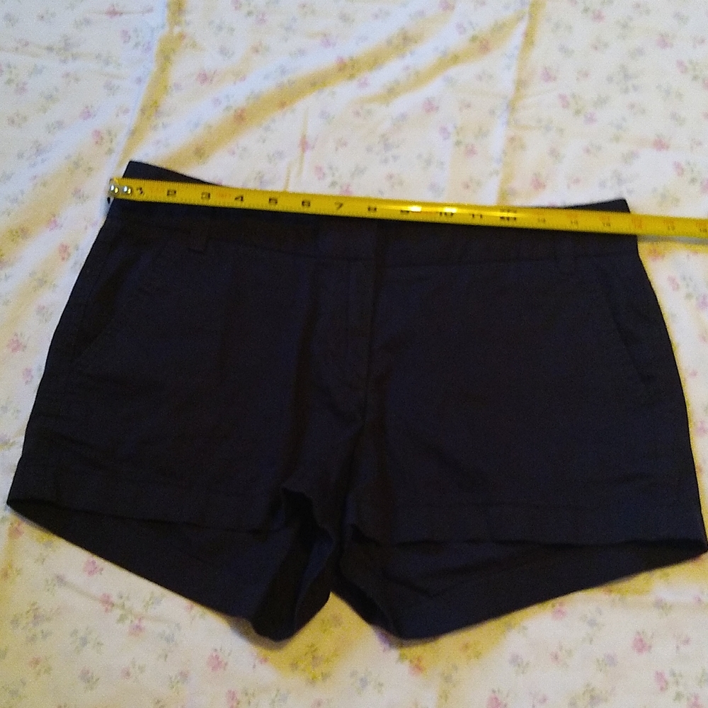 J Crew, navy blue, 'Broken In Chino"' shorts, 3" inseam, size 4